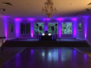 up lighting & dj