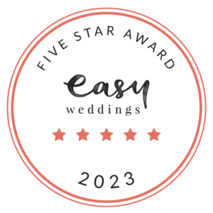 Easy Weddings 2023 Five Star Award